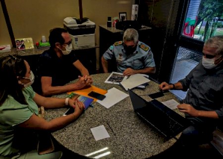 Jeferson Tomazoni segue em reuniões em busca de melhorias na segurança pública no município