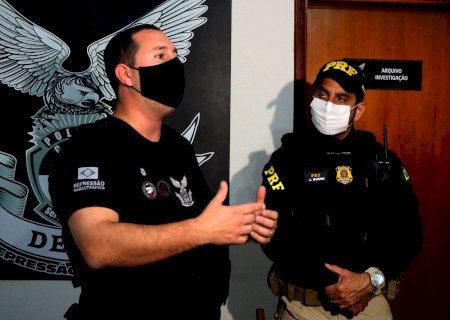 Ação conjunta entre Polícia Civil e PRF resulta em grande apreensão de droga