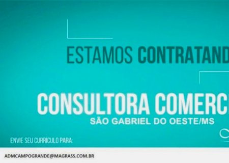 OPORTUNIDADE DE TRABALHO!Para cuidar do bem-estar das pessoas