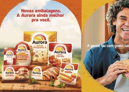 Aurora renova marca e embalagens