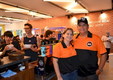 Inauguração do The Best Açaí, agita tarde de sábado em São Gabriel do Oeste