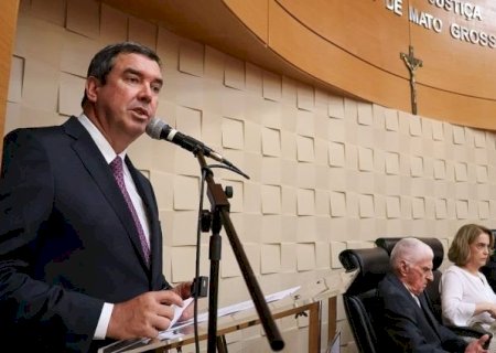 Eduardo Riedel defende convergência entre os Poderes e destaca projetos em comum com o Tribunal de Justiça